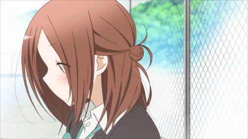 Анимация Каори Фуджимия / Kaori Fujimiya из аниме Друзья на неделю / Isshuukan Friends, гифка Каори Фуджимия / Kaori Fujimiya из аниме Друзья на неделю / Isshuukan Friends