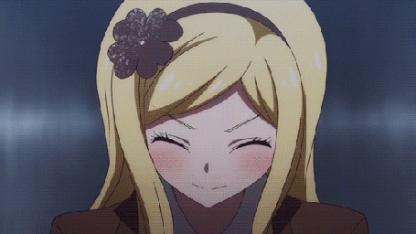Анимация Соня Невермайнд / Sonia Nevermind из серии аниме Данганронпа / Danganronpa