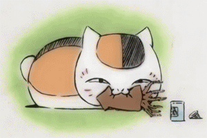 Анимация Nyanko-sensei / Котя-сенсей из аниме Тетрадь дружбы Нацумэ / Natsume Yuujinchou / Natsumes Book of Friends, гифка Nyanko-sensei / Котя-сенсей из аниме Тетрадь дружбы Нацумэ / Natsume Yuujinchou / Natsumes Book of Friends