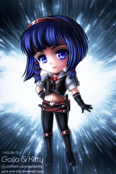 Анимация Девушка с синими волосами - Chibi Commission: Erzsebet Kanizsay, by galia-and-kitty, гифка Девушка с синими волосами - Chibi Commission: Erzsebet Kanizsay, by galia-and-kitty