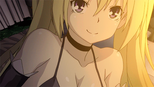 Анимация Лизелотт Шерлок / Lieselotte Sherlock из аниме Тринити: Семеро магов / Trinity Seven, гифка Лизелотт Шерлок / Lieselotte Sherlock из аниме Тринити: Семеро магов / Trinity Seven