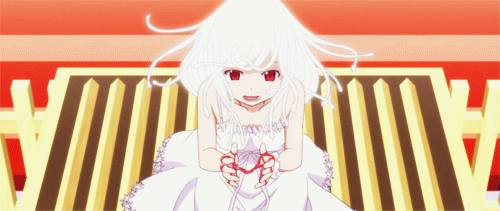 Анимация Надэко Сэнгоку / Nadeko Sengoku из аниме Истории монстров / Bakemonogatari, гифка Надэко Сэнгоку / Nadeko Sengoku из аниме Истории монстров / Bakemonogatari