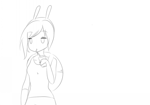 Анимация Фионна / Fionna из мультсериала Время приключений / Adventure time, by natto-ngooyen, гифка Фионна / Fionna из мультсериала Время приключений / Adventure time, by natto-ngooyen