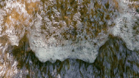 Анимация Бурлящая речная вода