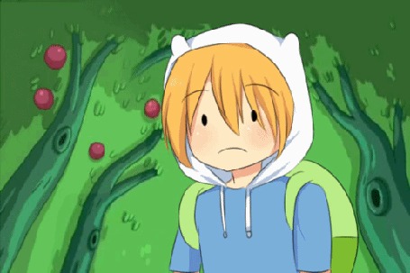 Анимация Финн / Finn из мультсериала Время Приключений / Adventure Time, by natto-ngooyen