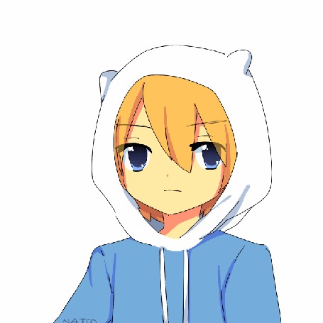 Анимация Финн / Finn из мультсериала Время Приключений / Adventure Time, by natto-ngooyen