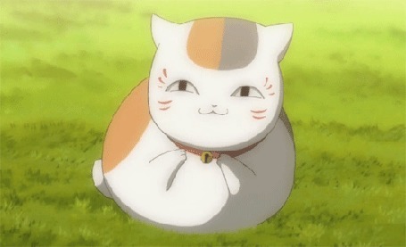 Анимация Nyanko-sensei / Котя-сенсей из аниме Тетрадь дружбы Нацумэ / Natsume Yuujinchou / Natsumes Book of Friends