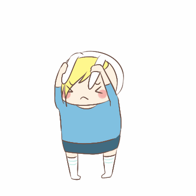 Анимация Фионна / Fionn из мультсериала Время приключений / Adventure time, by natto-ngooyen, гифка Фионна / Fionn из мультсериала Время приключений / Adventure time, by natto-ngooyen