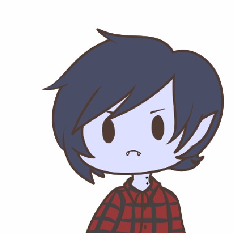 Анимация Маршалл Ли / Marshall Lee из мультсериала Время приключений / Adventure time, by natto-ngooyen