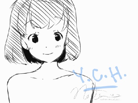 Анимация Аниме девушка приветствует, by Nachooz