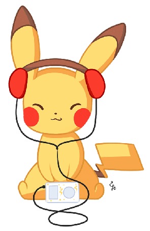 Анимация Pikachu / Пикачу из аниме Pokemon / Покемон, by Exceru-Hensggott