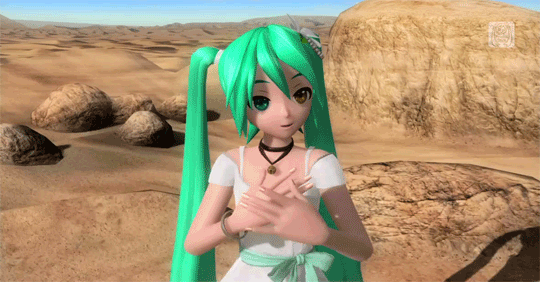 Анимация Вокалоид Хацунэ Мику / Vocaloid Hatsune Miku, гифка Вокалоид Хацунэ Мику / Vocaloid Hatsune Miku