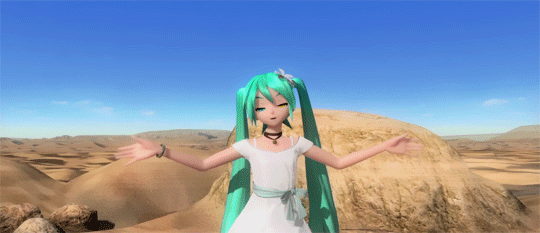 Анимация Вокалоид Хацунэ Мику / Vocaloid Hatsune Miku, гифка Вокалоид Хацунэ Мику / Vocaloid Hatsune Miku