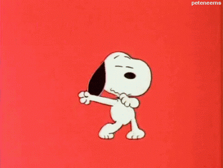 Анимация Танцующий пес Снупи / Snoopy, гифка Танцующий пес Снупи / Snoopy