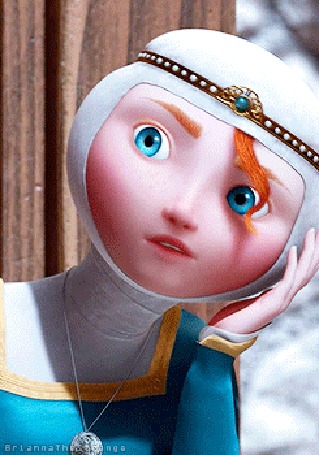 Анимация Принцесса Мерида / Princess Merida, персонаж мультфильма Храбрая Сердцем / Brave