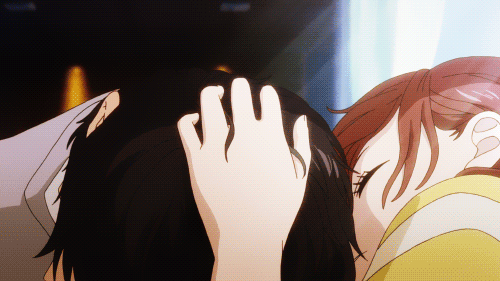 Анимация Mabuchi Kou / Мабучи Коу и Yoshioka Futaba / Ешиока Футаба из аниме Ao Haru Ride / Неудержимая юность / Дорога юности, гифка Mabuchi Kou / Мабучи Коу и Yoshioka Futaba / Ешиока Футаба из аниме Ao Haru Ride / Неудержимая юность / Дорога юности