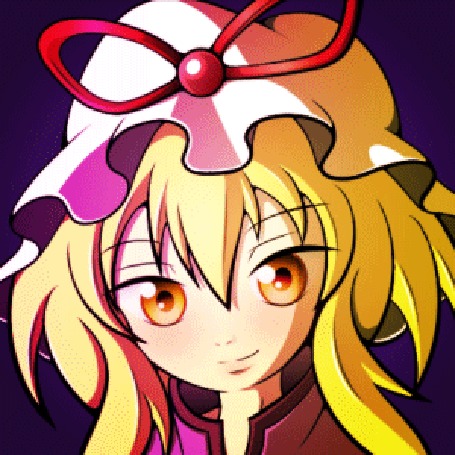Анимация Yakumo Yukari / Юкари Якумо из игры Touhou / Тохо, by R-no71