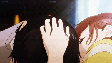Анимация Mabuchi Kou / Мабучи Коу и Yoshioka Futaba / Ешиока Футаба из аниме Ao Haru Ride / Неудержимая юность / Дорога юности