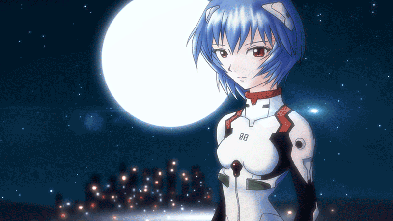 Анимация Рей Аянами / Rei Ayanami из аниме Евангелион нового поколения / Neon Genesis Evangelion, by FantasyBlade, гифка Рей Аянами / Rei Ayanami из аниме Евангелион нового поколения / Neon Genesis Evangelion, by FantasyBlade