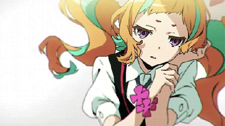 Анимация Нико Нияма / Niko Niiyama из аниме Кизнайвер / Kiznaiver