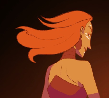Анимация Лина / Lina из игры Dota 2