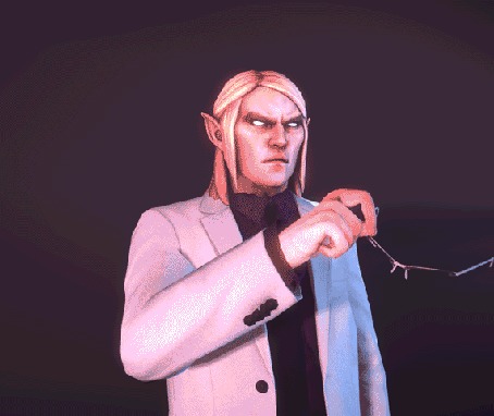 Анимация Инвокер / Invoker из игры Dota 2 снимает очки