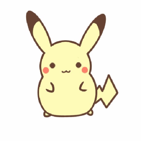 Анимация Пикачу / Pikachu из аниме Покемон / Pokemon, by SeviYummy