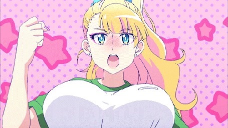 Анимация Галко / Galko из аниме Ответь мне, Галко-чан! / Oshiete! Galko-chan
