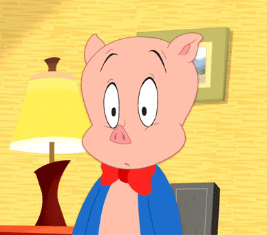 Анимация Порки Пиг / Porky Pig из мультфильма из мультфильма Looney Tunes / Луни Тюнз / Веселые мелодии, гифка Порки Пиг / Porky Pig из мультфильма из мультфильма Looney Tunes / Луни Тюнз / Веселые мелодии
