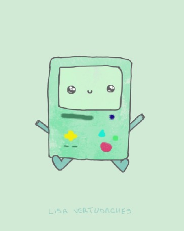 Анимация БиМО / BMO из мультсериала Время приключений / Adventure time, by Lisa Vertudaches