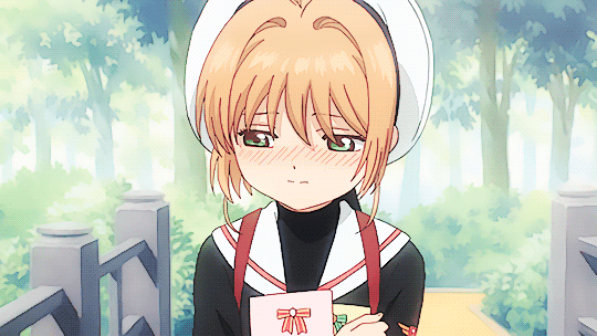 Анимация Kinomoto Sakura / Киномото Сакура из аниме Cardcaptor Sakura / Сакура - собирательница карт, гифка Kinomoto Sakura / Киномото Сакура из аниме Cardcaptor Sakura / Сакура - собирательница карт