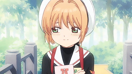 Анимация Kinomoto Sakura / Киномото Сакура из аниме Cardcaptor Sakura / Сакура - собирательница карт, гифка Kinomoto Sakura / Киномото Сакура из аниме Cardcaptor Sakura / Сакура - собирательница карт
