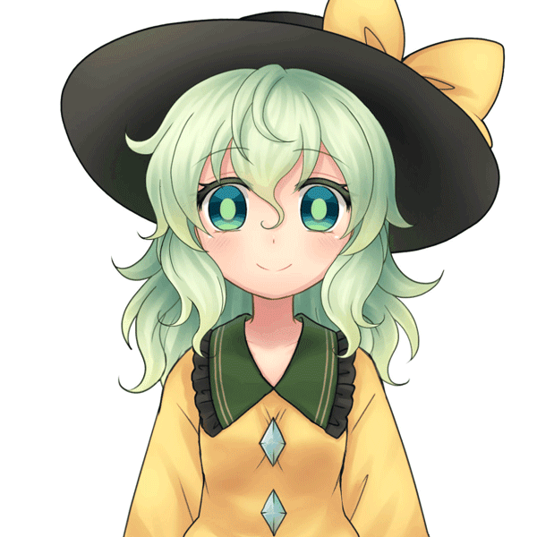 Анимация Komeiji Koishi / Комейджи Койси из игры Touhou Project / Тохо, гифка Komeiji Koishi / Комейджи Койси из игры Touhou Project / Тохо