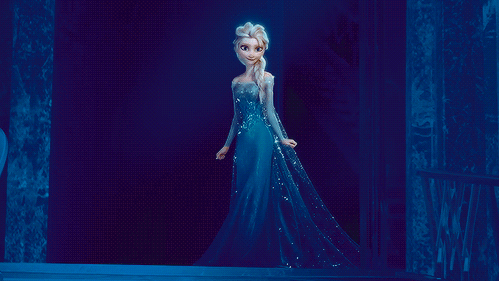 Анимация Elsa / Эльза из мультфильма Frozen / Холодное сердце, гифка Elsa / Эльза из мультфильма Frozen / Холодное сердце