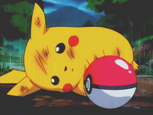 Анимация Pikachu / Пикачу из аниме Pokemon / Покемон, гифка Pikachu / Пикачу из аниме Pokemon / Покемон