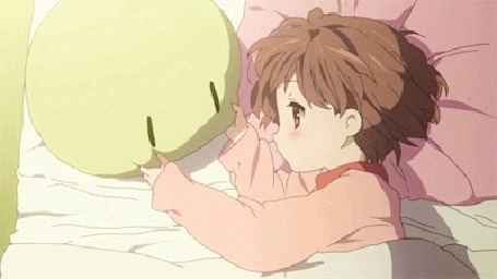 Анимация Усио Окадзаки / Ushio Okazaki из аниме Кланнад / Clannad Movie