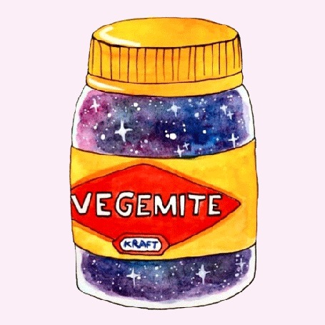 Анимация Баночка с космосом внутри, by jessthechen (vegemite kraft)