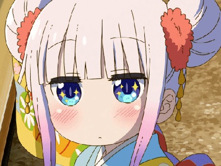 Анимация Канна Камуи / Kanna Kamui из аниме Дракон-горничная Кобаяши / Kobayashi-san Chi no Maid Dragon