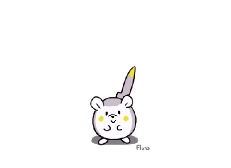 Анимация Togedemaru / Тогедемару из аниме Покемон: Солнце и луна / Pokemon Sun & Moon, by Fluna
