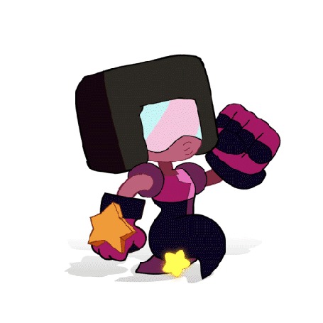 Анимация Гранат / Garnet из мультсериала Вселенная Стивена / Steven Universe, by Chilimanic