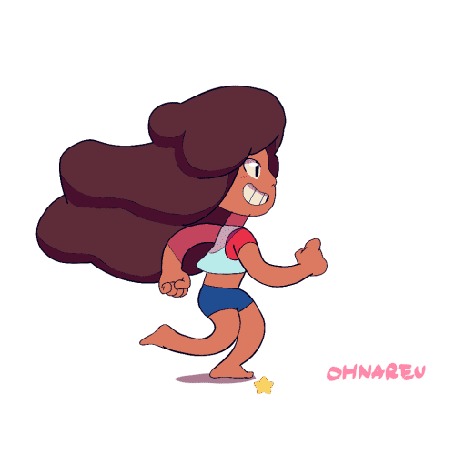 Анимация Stevonnie / Стевонни из мультсериала Steven Universe / Вселенная Стивена, by Chilimanic