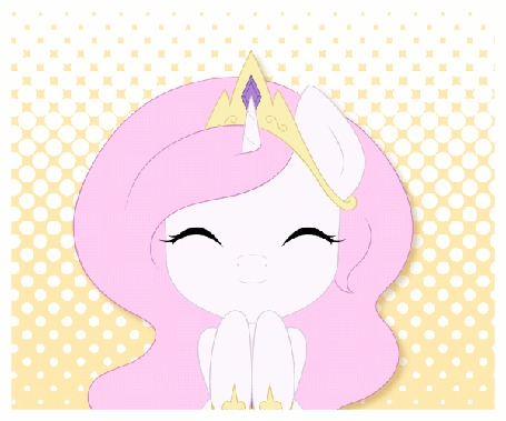 Анимация Princess Celestia / Принцесса Селестия из мультсериала Little Pony: Friendship is Magic / Мои маленькие пони: Дружба — это чудо, by Jdan-S