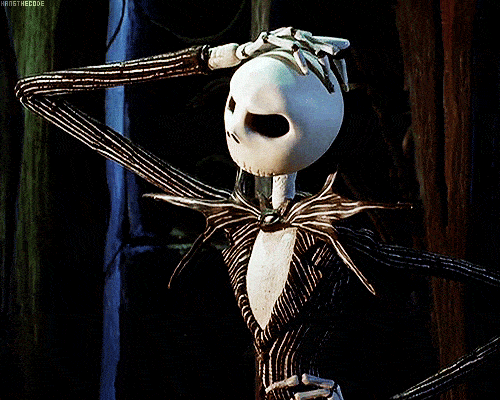 Анимация Jack Skellington / Джек Скеллингтон из американского полнометражного кукольного анимационного фильма - мюзикла The Nightmare Before Christmas / Кошмар перед Рождеством, гифка Jack Skellington / Джек Скеллингтон из американского полнометражного кукольного анимационного фильма - мюзикла The Nightmare Before Christmas / Кошмар перед Рождеством