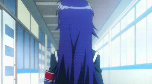 Анимация Medaka Kurokami / Мэдака Куроками из аниме Medaka Box / Ящик предложений Мэдаки, гифка Medaka Kurokami / Мэдака Куроками из аниме Medaka Box / Ящик предложений Мэдаки
