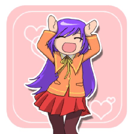 Анимация Jun Watarase / Джун Ватарасэ из аниме Happiness! / Счастье, by jehanaruto