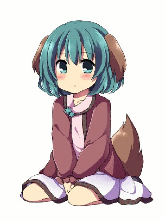 Анимация Моргающая Kyouko Kasodani / Кеко Касодани из игры Touhou Project / Проект Восток