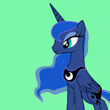 Анимация Princess Luna / Принцесса Луна из мультсериала My Little Pony: Friendship Is Magic / Мои маленькие пони: Дружба — это чудо, by age3rcm