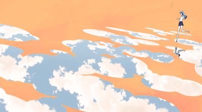 Анимация Акира Тачибана / Akira Tachibana бежит по лужам, а за ней - зонт, Koi wa Ameagari in You ni или After the Rain / Любовь похожа на прошедший дождь, гифка Акира Тачибана / Akira Tachibana бежит по лужам, а за ней - зонт, Koi wa Ameagari in You ni или After the Rain / Любовь похожа на прошедший дождь