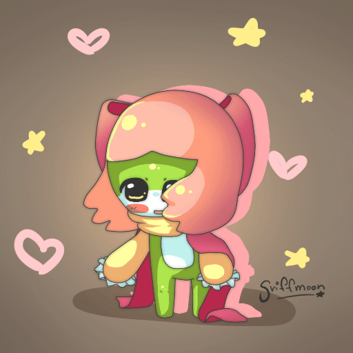 Анимация Персонаж из аниме Keroro Gunsou / Сержант Кэроро, by Frappuchii, гифка Персонаж из аниме Keroro Gunsou / Сержант Кэроро, by Frappuchii