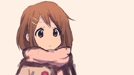 Анимация Yui Hirasawa / Юи Хирасава из аниме K-On!/Кэйон, by moxie2D